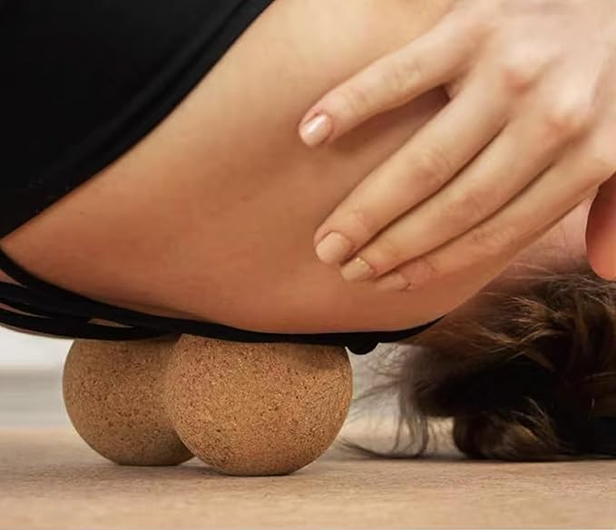 Massage Muscle Peanut Balls/High Density Natural Eco-Friendly/Foam Roller for Physical Therapy/NO Foam-Roller Yoga & Travel Friendly(2 + 3 Inch Peanut)