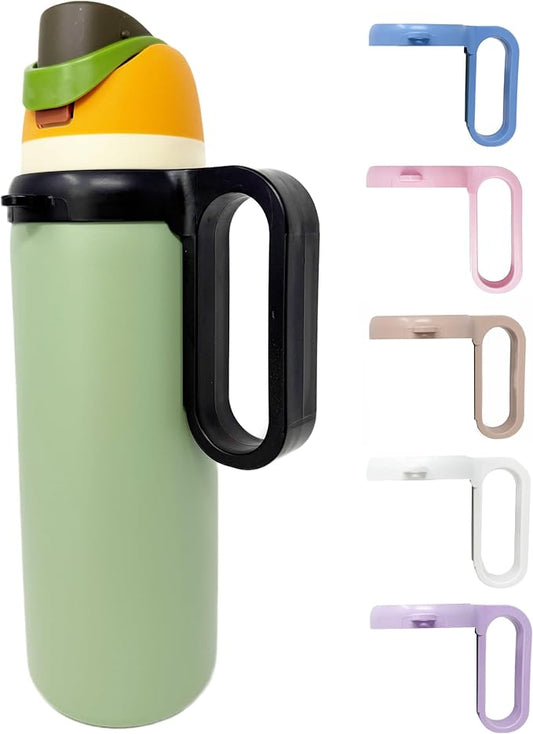 Bottle Handle for Owala FreeSip 24oz 32oz 40oz – Strong Plastic Water Bottle Holder, Durable Easy Carry Accessory for Running, Jogging, Gym, Hiking, and Drinking While Driving & More