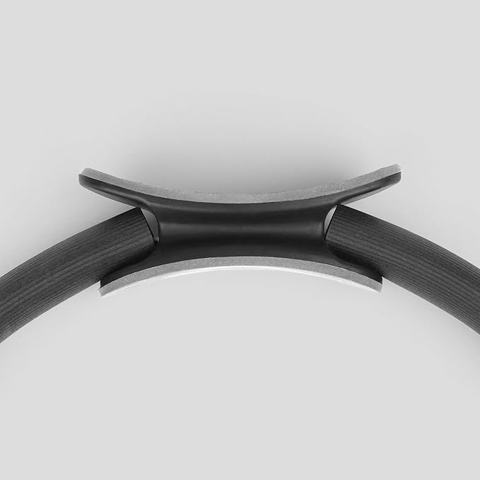 Phoenix Fitness Pilates Ring,Double Handle Exercise Circle Fitness Magic Circle Resistance Ring Dual Grip for Yoga Core Training,15 Inch