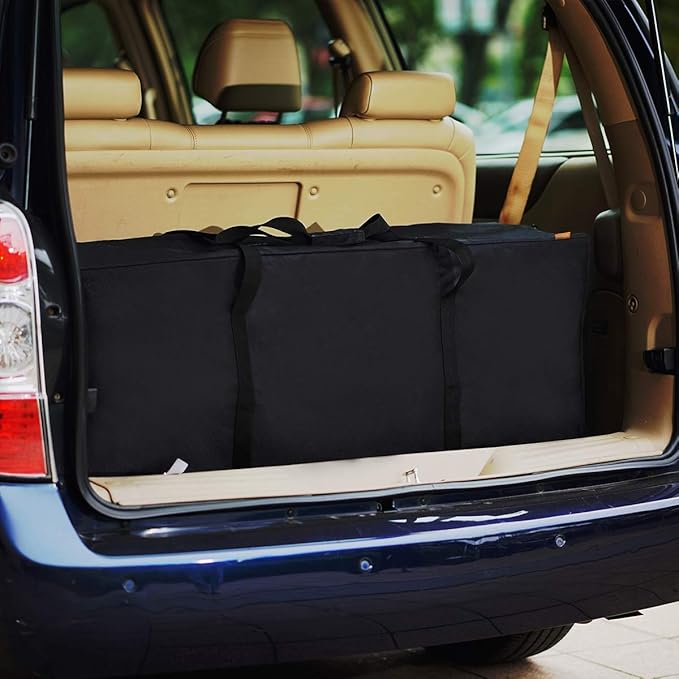 INFANZIA 47inch Sports Duffel Travel Bag, 196L Extra Large Duffel Luggage Bag with Upgrade Zipper, Water Resistant & Foldable Equipment Storage Bag for Camping Tent Tripod Fishing