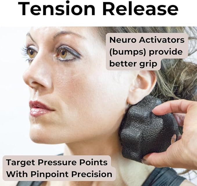 Rollga ACTIVATOR - The Better Massage Ball for Myofascial Release, Trigger Point Therapy, Acupoint & Yoga. Foot Massage, Physical Therapy & Lacrosse Ball in One. 3 Surfaces for Advanced Muscle Release