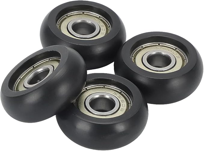 Replacement Roller Wheels For Aero Pilates Reformer Set of 4, Easy to Install, Smooth & Quiet Glide