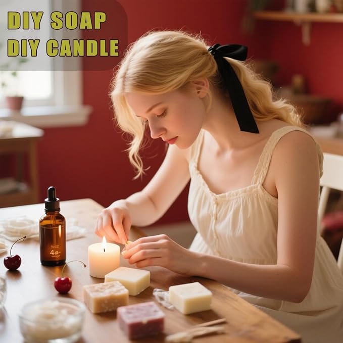 Cherry Essential Oil (4 oz / 120 ml) – Cherry Oils for diffusers, humidifiers, Home Baths, Cleaning Products, Yoga, DIY Soaps and DIY Scented Candles