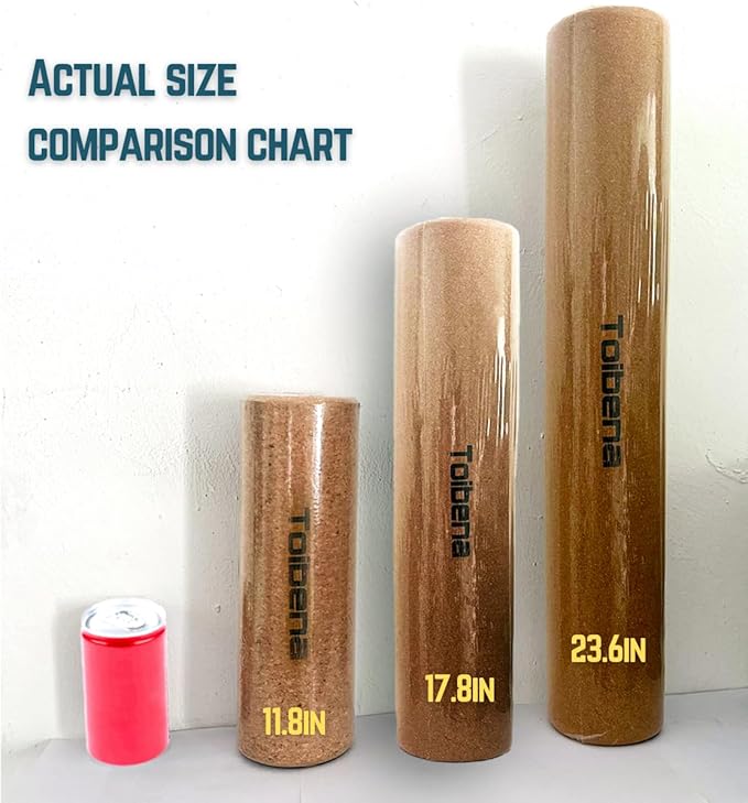 Ultimate Cork Roller Device for Proper Stretching, Balance Training, Apply Firm Therapeutic Pressure -23.6in