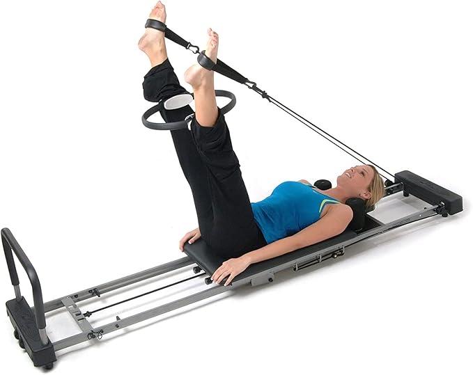 AeroPilates Magic Circle Pilates Ring for Mat & Reformer Workouts - Fitness Ring Pilates Circle with Padded Foam Grips - Arms, Chest and Inner Thigh Exercise Equipment