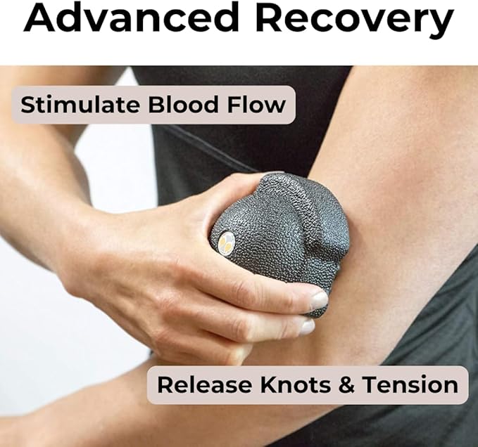 Rollga ACTIVATOR - The Better Massage Ball for Myofascial Release, Trigger Point Therapy, Acupoint & Yoga. Foot Massage, Physical Therapy & Lacrosse Ball in One. 3 Surfaces for Advanced Muscle Release