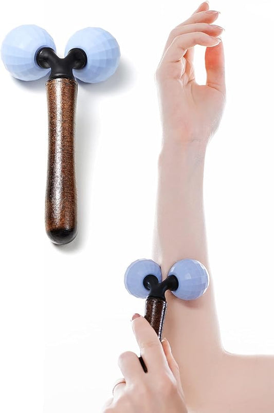 Relax Massage Roller，Handheld Total Body Massager Tools for Back, Neck, Foot, Calf, Leg, Arm & Deep Tissue Massager Relief for Sore Muscles