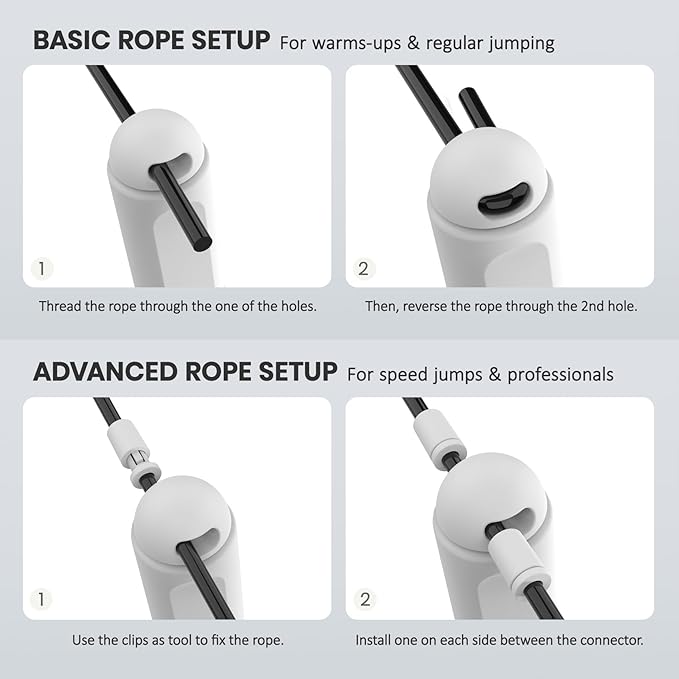 multifun Jump Rope, Adjustable Digital Jump Rope with Calorie Counter, Ball Bearings & Alarm – Ideal for Fitness, CrossFit, Boxing, MMA, Gym – Multifunctional Speed Skipping Rope