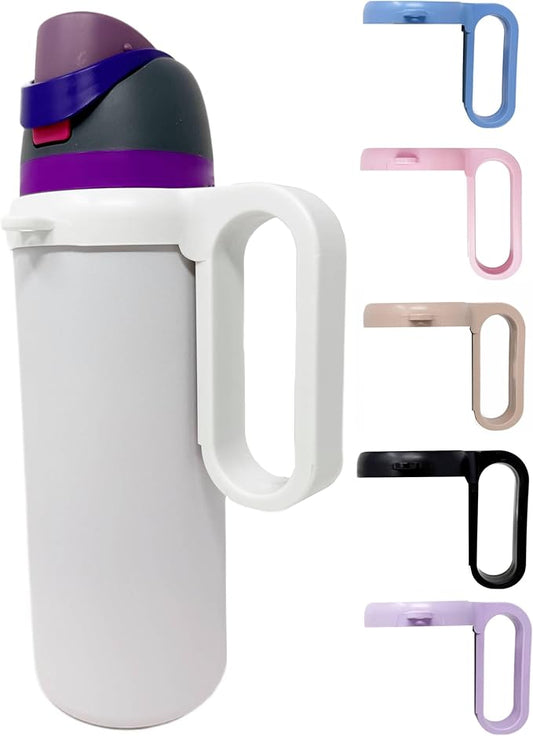 Bottle Handle for Owala FreeSip 24oz 32oz 40oz – Strong Plastic Water Bottle Holder, Durable Easy Carry Accessory for Running, Jogging, Gym, Hiking, and Drinking While Driving & More