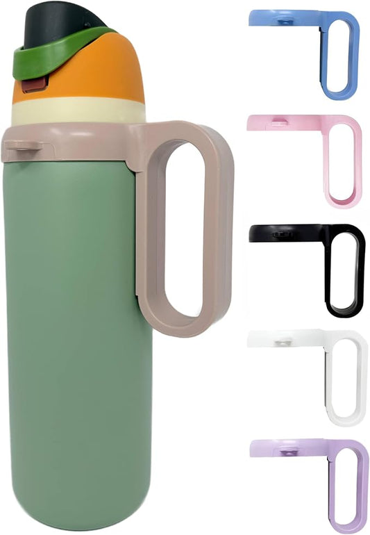 Bottle Handle for Owala FreeSip 24oz 32oz 40oz – Strong Plastic Water Bottle Holder, Durable Easy Carry Accessory for Running, Jogging, Gym, Hiking, and Drinking While Driving & More