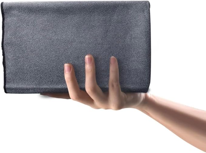 , Yoga Towel, Non Slip Hot Yoga Mat Towel with Corner Pockets, 100% Microfiber, Mat-Sized 24" x 72", Sweat Absorbent, Perfect for Hot Yoga, Bikram, Pilates and Yoga Mats (Aqua Blue)