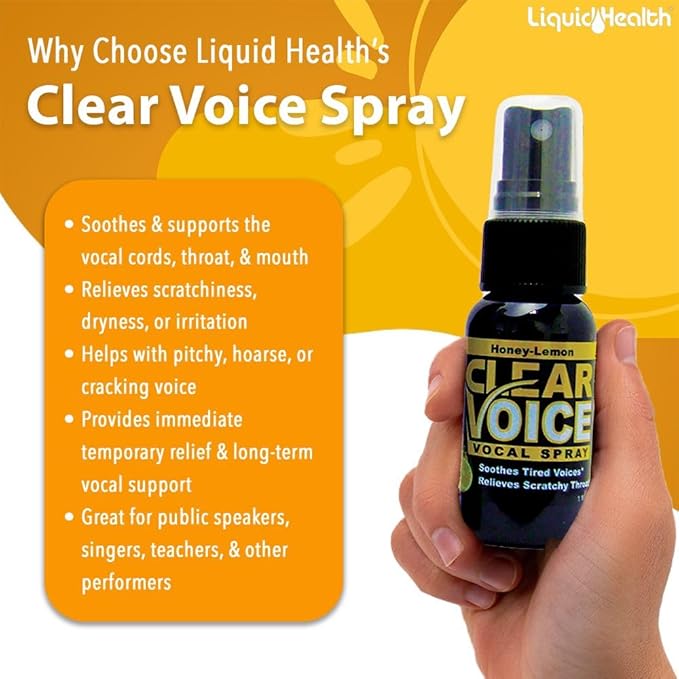 Clear Voice Vocal Spray Honey Lemon -- 1 fl oz