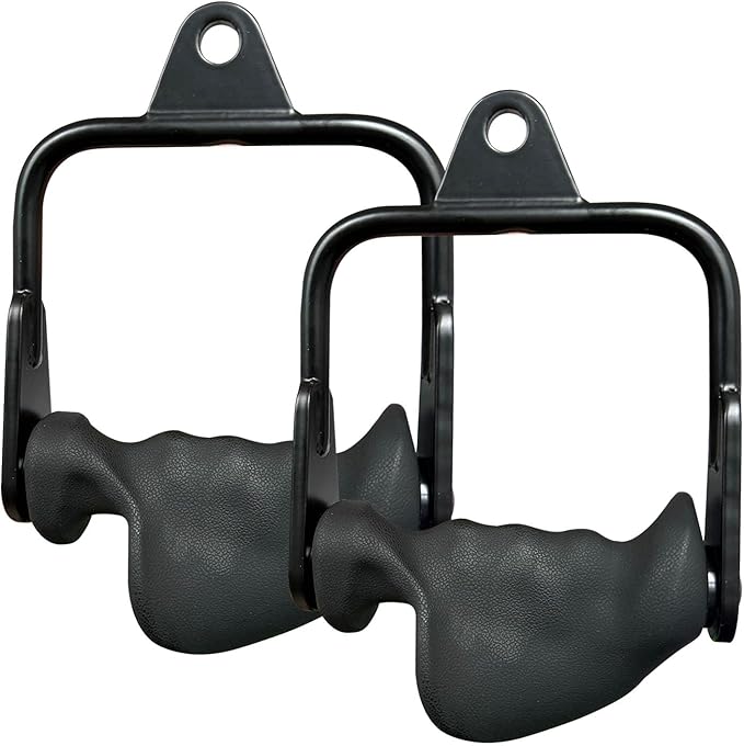 Ergonomic Tricep Rope Pulldown Attachments, Upgraded 27 32 40 & 47 Inch Extra Long Triceps Rope Cable Attachments for Gym, LAT Pull Down Bar for Cable Machine, Tricep Workout Cable Attachments