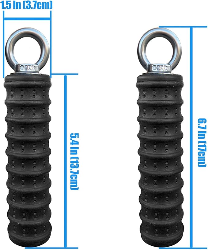 Ergonomic Tricep Rope Pulldown Attachments, Upgraded 27 32 40 & 47 Inch Extra Long Triceps Rope Cable Attachments for Gym, LAT Pull Down Bar for Cable Machine, Tricep Workout Cable Attachments