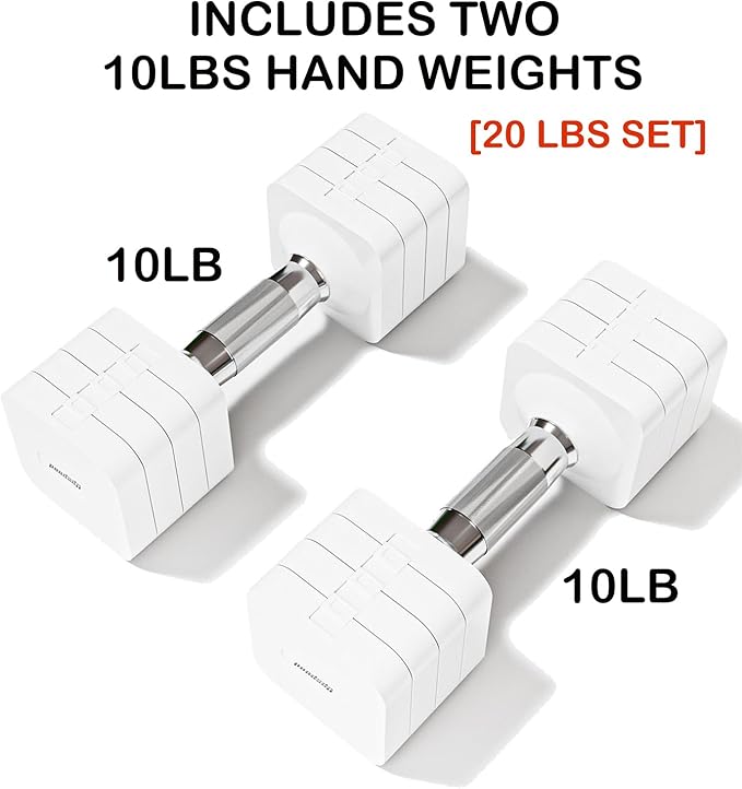 15LB 20LB 40LB 50LB Adjustable Dumbbell Set Free Weights Dumbbells Set for Women Men Hand Weights Sets Adjust Dumbbell Weight Sets for Home Gym Exercise Workout Strength Training Equipments