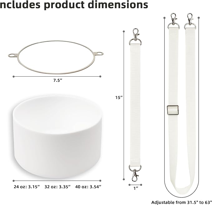 Silicone Boot Set for Owala Water Bottle 24 oz, 32 oz, 40 oz - Includes Non-Slip Sleeve, Shoulder Strap & Handle Strap, Perfect Owala Accessories, Fits Owala Tumbler, Owala FreeSip, Candy Coated