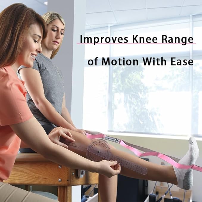 Stretching Strap Yoga Strap with Loops, Stretch Straps for Physical Therapy, Non-Elastic Exercise Strap for Pilates, Dance and Gymnastics with Workout Guide