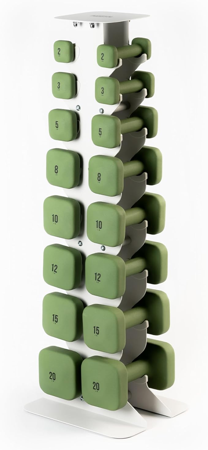 WeGym SafeGrip Dumbbells, Anti-Slip, Anti-Roll, Thick Handles, Free Weights, Square Dumbbells for Secure Workouts at Home, Weightlifting, and Personal Training