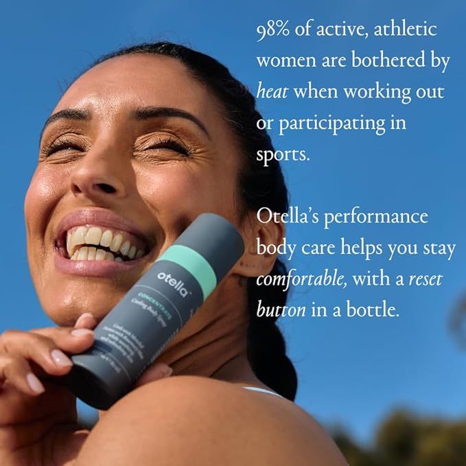 Cooling Body Spray with Menthol and Rosemary Mint, 2.7 oz. | Immediate Heat Relief Lasting 30 Minutes | Anytime Body Cooling | TSA Approved | Gluten Free | Vegan | Paraben Free