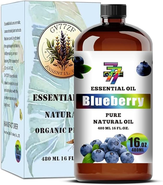 Blueberry Essential Oil (16 oz / 480 ml) – Blueberry Oils for diffusers, humidifiers, Home Baths, Cleaning Products, Yoga, DIY Soaps and DIY Scented Candles