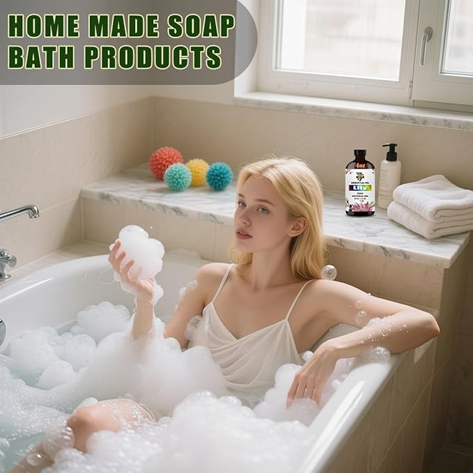 Lily Essential Oil (4 oz/120 ml) — Lily Oils for Aromatherapy, diffusers, humidifiers, Home fragrances, DIY Skincare, soap Making, DIY Candle Making, Relaxation, Yoga, and Meditation