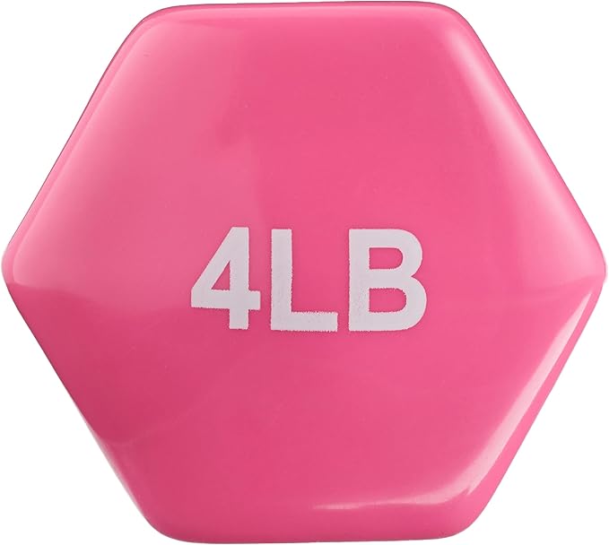 Amazon Basics Vinyl Coated Dumbbell Hand Weights