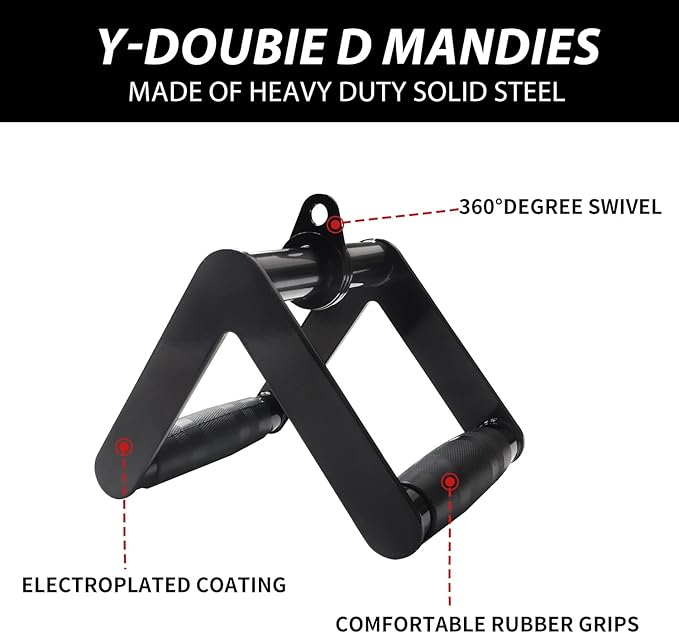 LAT Pulldown Attachments, Cable Machine Attachment Gym Accessories, Cable Attachments for Gym, Home Gym Accessories