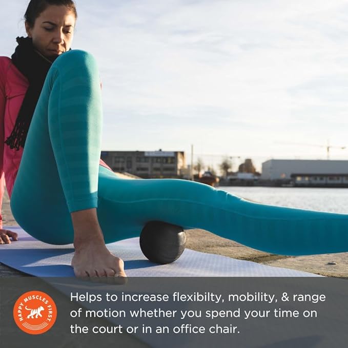 Tiger Tail Tiger Ball 5.0 Foam Roller Ball– Deep Tissue Massage Ball – Trigger Point Massage Therapy: Relief for HIPS, Glutes, Back & Shoulder – Treat Muscle Soreness – Help Increase Muscle Recovery