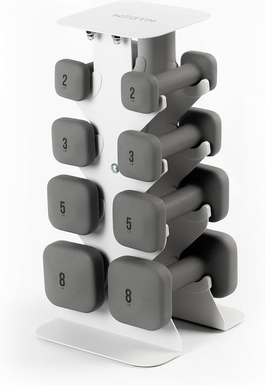 WeGym SafeGrip Dumbbells, Anti-Slip, Anti-Roll, Thick Handles, Free Weights, Square Dumbbells for Secure Workouts at Home, Weightlifting, and Personal Training