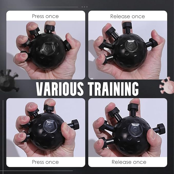 Finger Grip Strengthener, 2025 Hand Grip Strengthener Finger Exerciser, Finger Exerciser Gripper Tool, Finger Exercisers Gripper, Adjustable Hand Grip Strengtheners