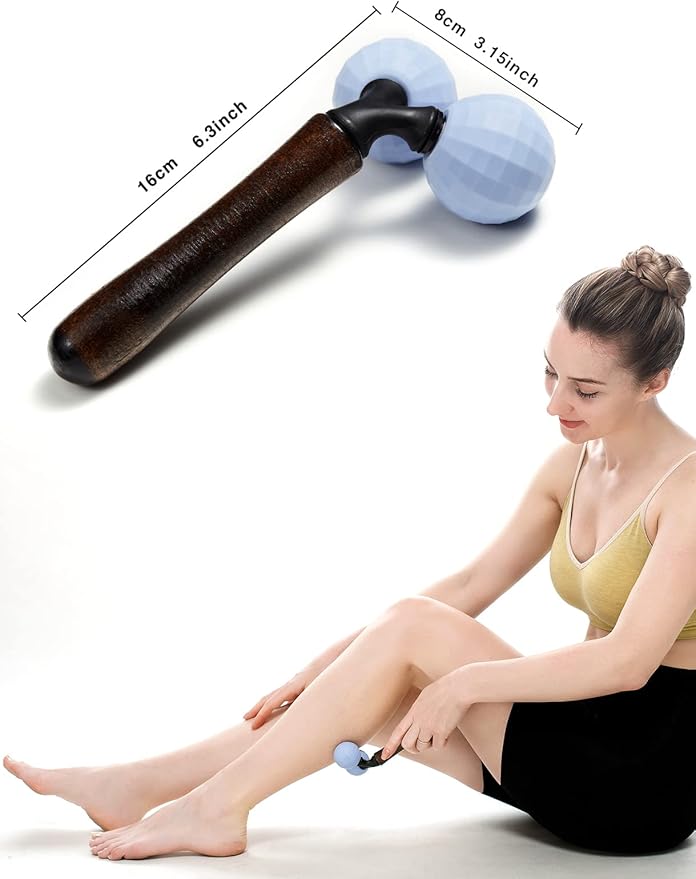 Relax Massage Roller，Handheld Total Body Massager Tools for Back, Neck, Foot, Calf, Leg, Arm & Deep Tissue Massager Relief for Sore Muscles