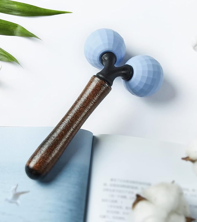 Relax Massage Roller，Handheld Total Body Massager Tools for Back, Neck, Foot, Calf, Leg, Arm & Deep Tissue Massager Relief for Sore Muscles