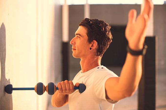 MOBO 7-in-1 Muscle Roller Stick – Full-Body Massage Roller for Myofascial Release, Trigger Point Therapy, Muscle Recovery, Deep Tissue Leg & Back Pain Relief, Physical Therapy, Gym & Travel Use