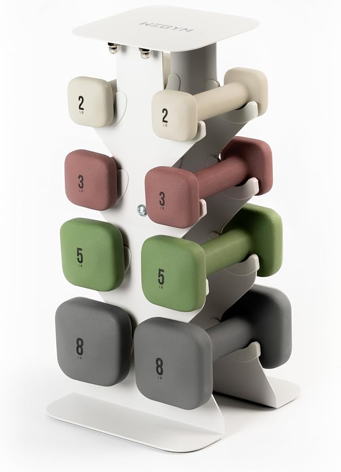 WeGym SafeGrip Dumbbells, Anti-Slip, Anti-Roll, Thick Handles, Free Weights, Square Dumbbells for Secure Workouts at Home, Weightlifting, and Personal Training