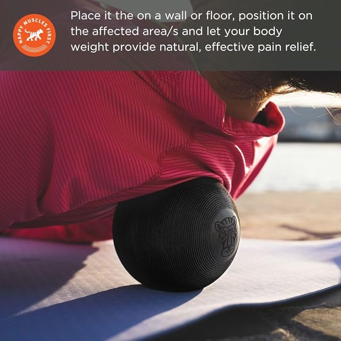 Tiger Tail Tiger Ball 5.0 Foam Roller Ball– Deep Tissue Massage Ball – Trigger Point Massage Therapy: Relief for HIPS, Glutes, Back & Shoulder – Treat Muscle Soreness – Help Increase Muscle Recovery