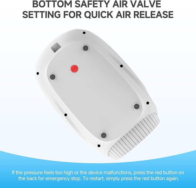 Hand Massager with Heat and Compression, Hand Massage with 2 Vibration 6 Modes 6 Intensities, Electric Hand Massager for Arthritis and Carpal Tunnel Relief, Christmas Gifts for Women Men, White