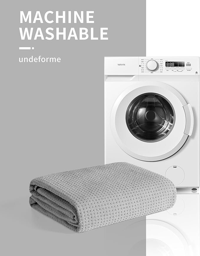 Microfiber Hot Yoga Towel Mat, 24 x 72 inches, with Non-Slip Silicone Grip, Secure Fit Elastic Straps (Gray)