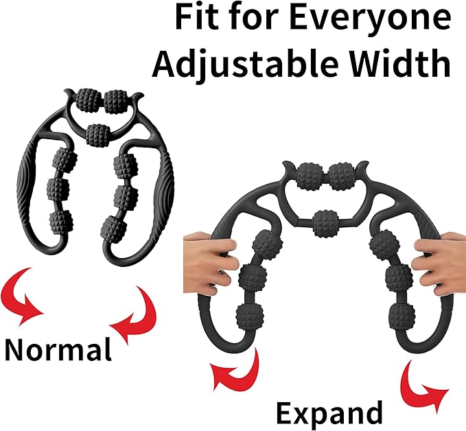 Premium Foam Roller,Muscle Roller,Deep Tissue Massager for Legs,Arms,Neck,Calves,Thighs,Back,Tennis and Golfer Elbow,Relieve Muscle Soreness,Stiffness and Tightness (Purple)