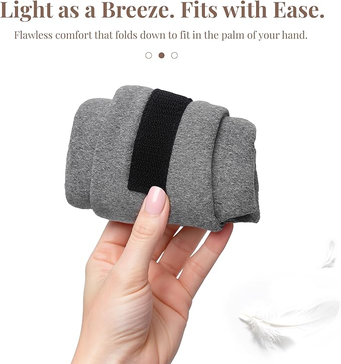 Grey Modal Eye Mask for Sleep, Adjustable Breathable Wrap (70cm), Lightweight Soft Blindfold for Travel and Mediation, Holiday Ready-to-Gift Set for Men and Women from Timeless Artworks