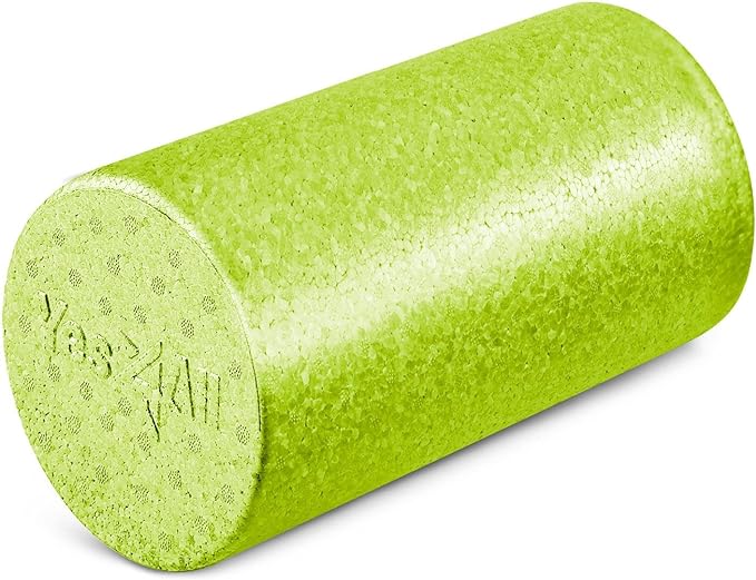 Yes4All High-Density EPP Round Back Roller Foam, Exercise Foam Roller for Yoga, Pilates & Stretching - 12, 18, 24, 36 inch