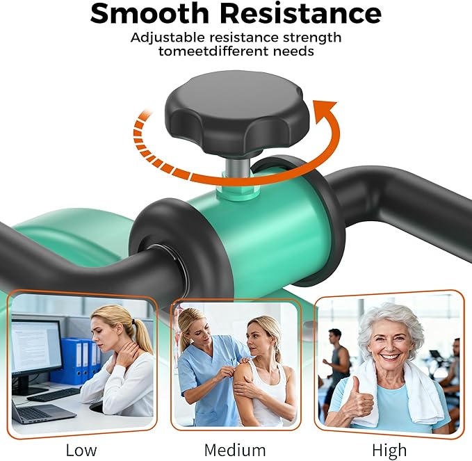 Pedal Exercise mini Exercise Bike for Leg and Arm Recovery Exercise Lightweight and Portable Floor Bike