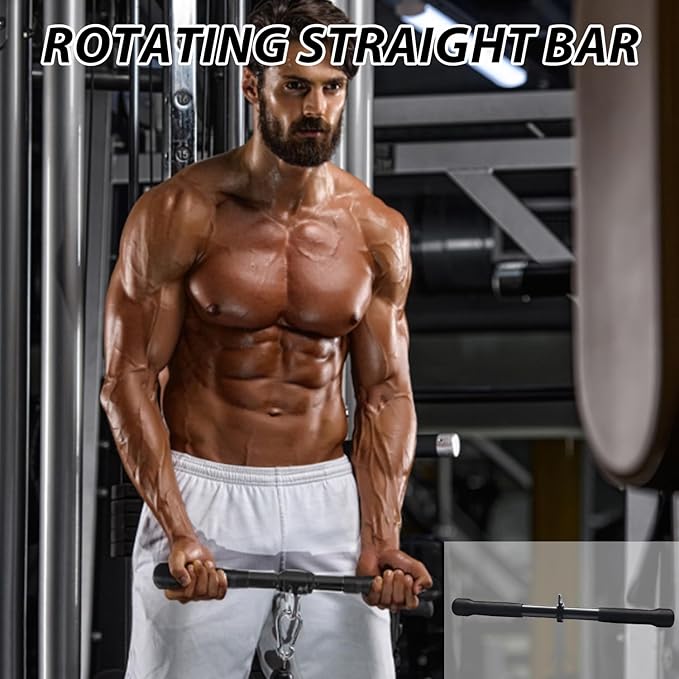 LAT Pulldown Attachments, Cable Machine Attachment Gym Accessories, Cable Attachments for Gym, Home Gym Accessories