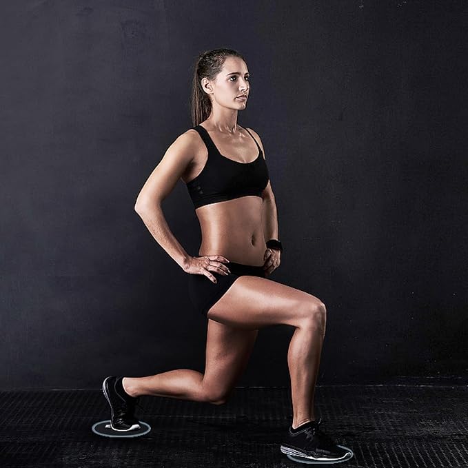 Exercise Core Sliders, Dual Sided Exercise Gliding Discs Use on Carpet or Hardwood Floors, Light and Portable, Perfect for Abdominal&Core Workouts