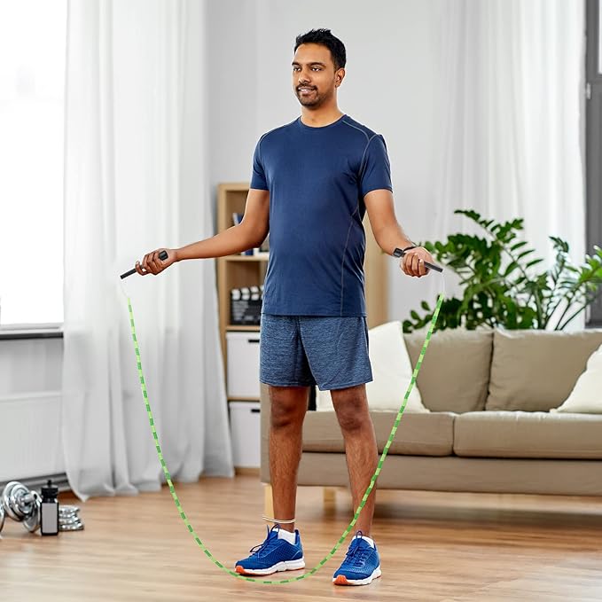 Junkin 36 Pack Jump Ropes for Kids, Adjustable Length Free Segmented Skipping Rope Bulk for Toys, Soft Beaded Jumping Ropes for Women Fitness Exercise Training Workout Weight Loss, 9 Colors