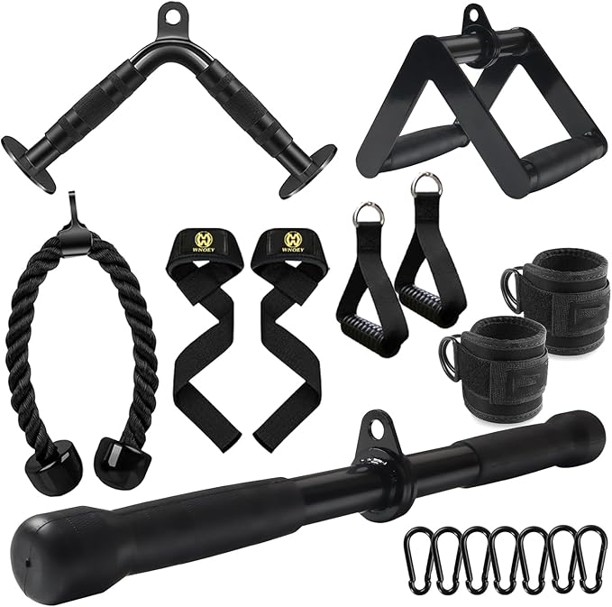 LAT Pulldown Attachments, Cable Machine Attachment Gym Accessories, Cable Attachments for Gym, Home Gym Accessories