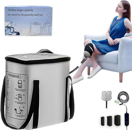 Cold Therapy Machine with Programmable Timer,Cold Compress Machine, Shoulder ice Pack for Portable Water-Cooled, Knee Joint Ice Therapy Machine, Cold Therapy Machine for Relieving Body Pain