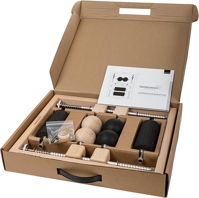 Professional Forearm Massager and Roller - Tennis Elbow, Golfer's Elbow, Tendonitis, Carpal Tunnel, Wrist, Hand, Trigger Point, Active & Myofascial Release