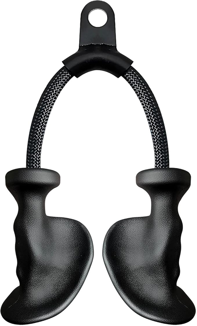 Ergonomic Tricep Rope Pulldown Attachments, Upgraded 27 32 40 & 47 Inch Extra Long Triceps Rope Cable Attachments for Gym, LAT Pull Down Bar for Cable Machine, Tricep Workout Cable Attachments