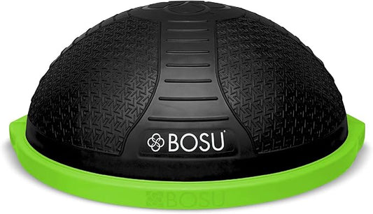 Bosu Half Ball Home Balance Exercise Trainer for Strength and Flexibility Workouts with Built to Last Burst Resistant Material and Hand Pump