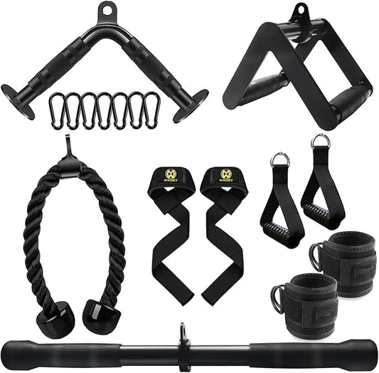 LAT Pulldown Attachments, Cable Machine Attachment Gym Accessories, Cable Attachments for Gym, Home Gym Accessories